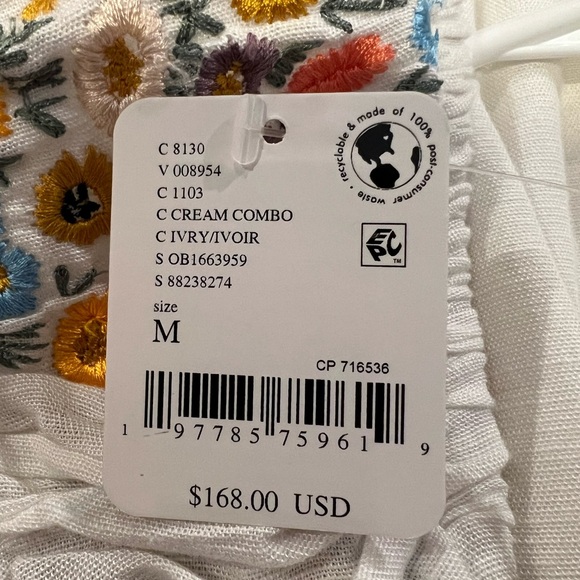 White Mini Babydoll Dress with Puff Sleeves for Casual Wear - Picture 5 of 5